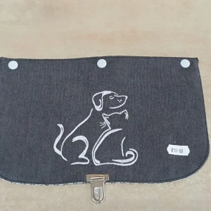Rabat interchangeable broderie chien chat 