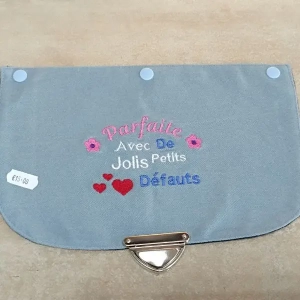 Rabat interchangeable jean bleu Parfait avec de jolis petits défauts 