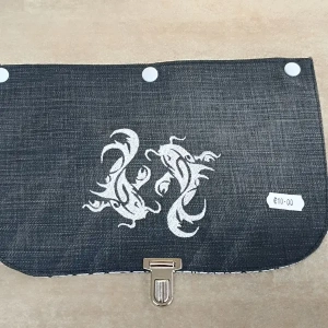 Rabat interchangeable recyclage jean brode rie poissons 