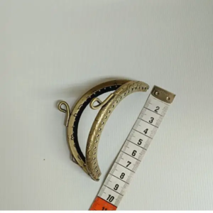 Accessoire de sac clip pour porte monnaie en métal doré 10 cm 