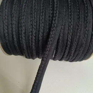 Passepoil Décoratif noir 20 mm – Pour des Finitions Élégantes et Professionnelles 