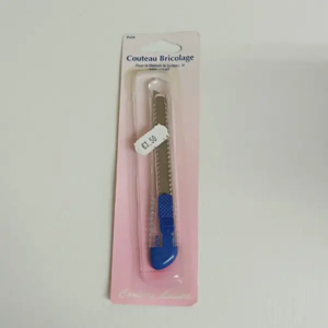 Couteau Petit cutter de bricolage – Idéal pour loisirs créatifs et patchwork