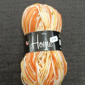 Pelote de Laine Homme 100 g – Oeko-Tex Multicolore orange 