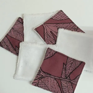 Lingettes démaquillantes en coton et éponge bambou éco-responsable et réutilisable