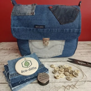 Besaces en jean recyclé
